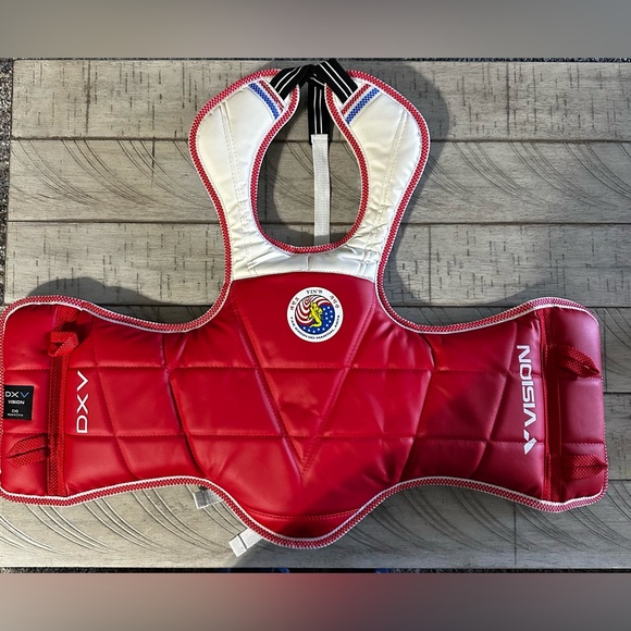♥️ DXV Vision Taekwondo Martial Arts Chest Protector - Picture 3 of 4